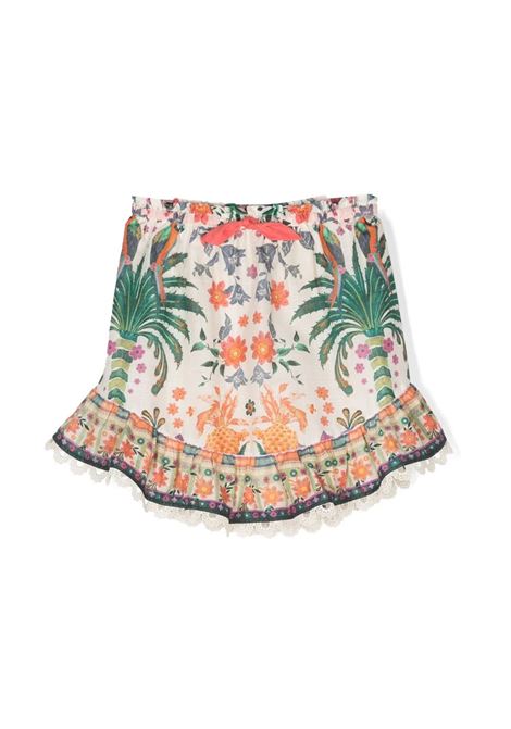 Gonna con stampa Tropical ZIMMERMANN KIDS | 1779SSS233CRT